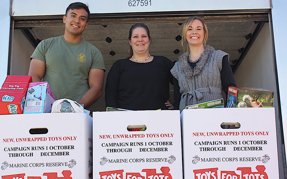 MMR Employees Support U.S. Marine Corps Reserve Toys for Tots Program